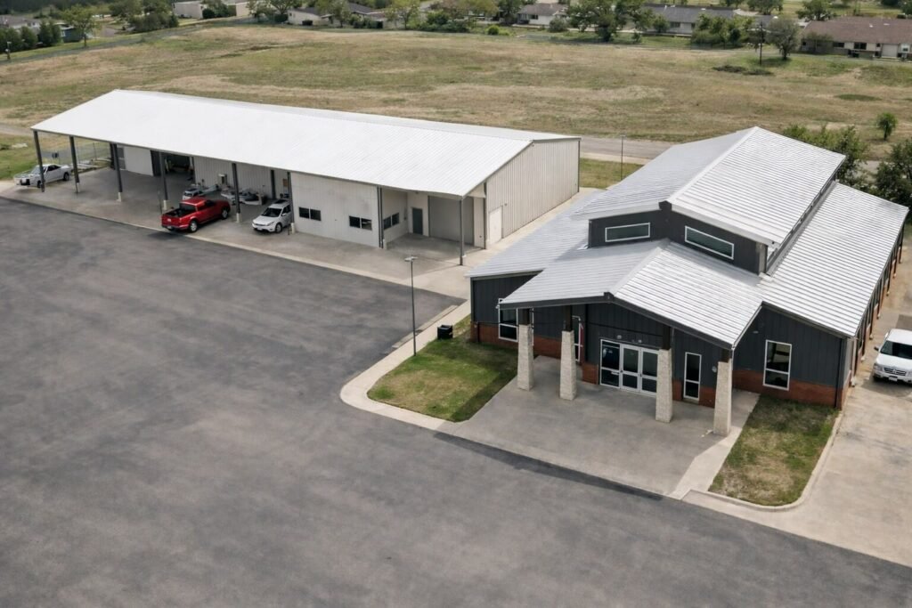 Bird Eye View of Shop