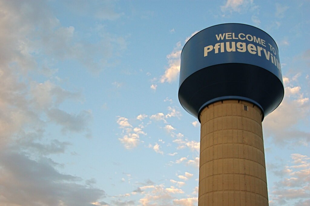 Pflugerville Texas Water Tower