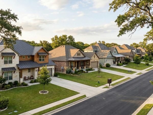 Houses On Neighborhood Street